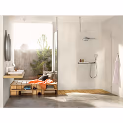 Hansgrohe Raindance Select S Pommeau de douche Chrome, Blanc
