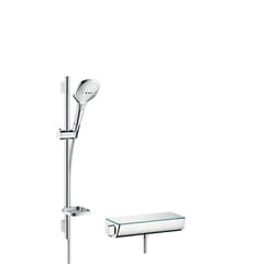 Hansgrohe Raindance Select E système de douche Chrome, Blanc