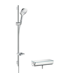 Hansgrohe Raindance Select E système de douche Chrome, Blanc