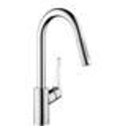 Mitigeur de cuisine Cento XL - HANSGROHE - 14803000 - Douchette extractible - Chromé - Gris