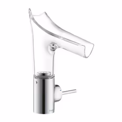 hansgrohe Axor Starck V 140 mitigeur lavabo monocommande Ref.: 12112000 - chromé - positionnement de la poignée à gauche ou à ...