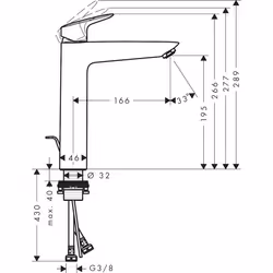 Hansgrohe Logis Chrome