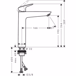 Hansgrohe Logis Chrome - Vue supplémentaire 6