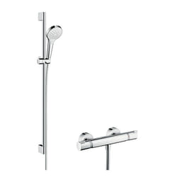 Hansgrohe Croma Select S système de douche Chrome, Blanc