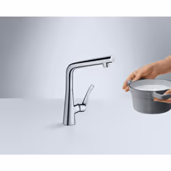 Hansgrohe Metris Select Acier inoxydable