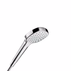 Hansgrohe Croma Select E, Pommeau de douche, Chrome, Blanc, Mur