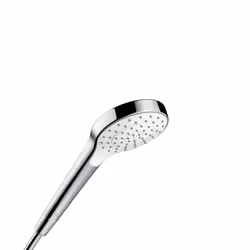 Hansgrohe Croma Select S, Pommeau de douche, Chrome, Blanc, Mur