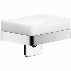 Distributeur de savon liquide avec tablette adapté pour les douches matériau : verre, métal volume total 180 ml volume dose 0 ...