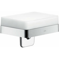 Hansgrohe - Axor Universal - Distributeur de savon liquide avec support et étagère, chrome 42819000