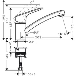 Hansgrohe Logis Chrome