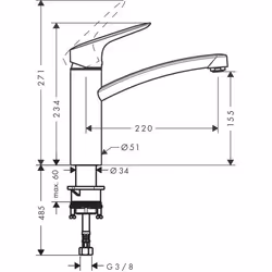 Hansgrohe Logis Chrome