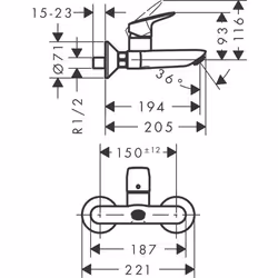 Hansgrohe Logis Chrome