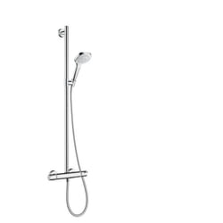 Hansgrohe Croma Select E système de douche Chrome, Blanc