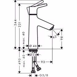 Hansgrohe Talis S Chrome - Vue supplémentaire 5