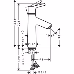 Hansgrohe Talis S Chrome - Vue supplémentaire 6