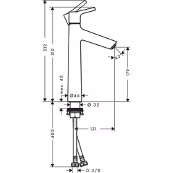 Hansgrohe Talis S Chrome - Vue supplémentaire 5