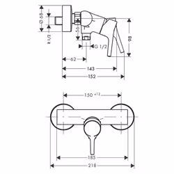 Hansgrohe Talis S Chrome