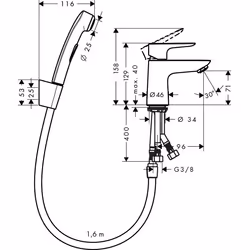Hansgrohe Talis E Chrome