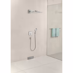 Hansgrohe Rainmaker Select Pomme de douche fixe Chrome, Blanc