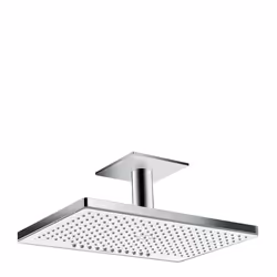 Hansgrohe Rainmaker Select, Pomme de douche fixe, Chrome, Blanc, Plafond