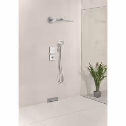 Hansgrohe Rainmaker Select Pomme de douche fixe Chrome, Blanc