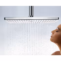 Hansgrohe Rainmaker Select Pomme de douche fixe Chrome, Blanc