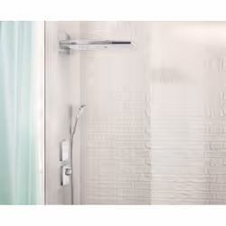 Hansgrohe Rainmaker Select Pomme de douche fixe Chrome, Blanc