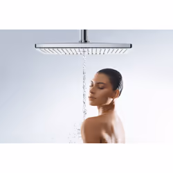 Hansgrohe Rainmaker Select Pomme de douche fixe Chrome, Blanc