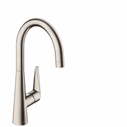 Hansgrohe Talis S, Robinet de salle de bain, Acier inoxydable