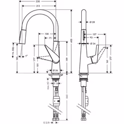 Hansgrohe Talis S Acier inoxydable