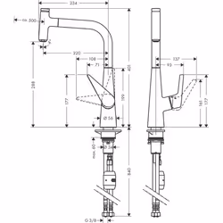 Hansgrohe Talis Select S Chrome - Vue supplémentaire 4