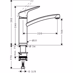 Hansgrohe Logis Chrome
