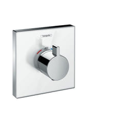 Hansgrohe ShowerSelect Glass Chrome, Blanc