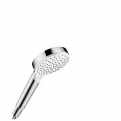 Hansgrohe Crometta, Pommeau de douche, Chrome, Blanc, Mur