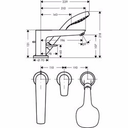 Hansgrohe Talis E Chrome