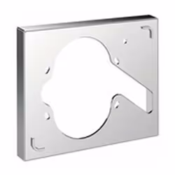 Rosace de compensation pour ShowerSelect avec FixFit et support intégrés, pour un montage entre la faïence et le set de finit ...