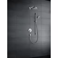 Hansgrohe Raindance Select S système de douche Chrome, Blanc