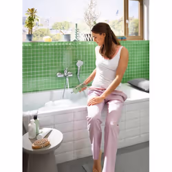 Hansgrohe Crometta 1,25 m Chrome, Blanc