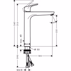 Hansgrohe Focus Chrome
