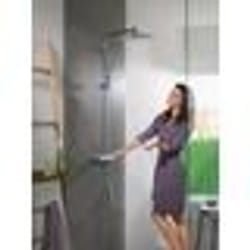 Colonne de douche Crometta E 240 HANSGROHE 26785000 1 jet, avec mitigeur thermostatique Varia