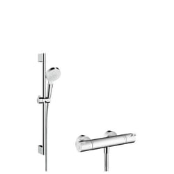 Hansgrohe Crometta système de douche Chrome, Blanc
