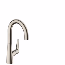 Hansgrohe Talis S, Robinet de salle de bain, Acier inoxydable