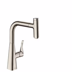Hansgrohe Metris Select, Robinet de salle de bain, Acier inoxydable