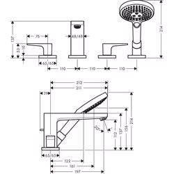 Hansgrohe Metropol Chrome