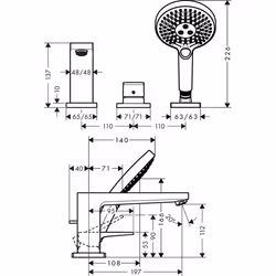 Hansgrohe Metropol Chrome