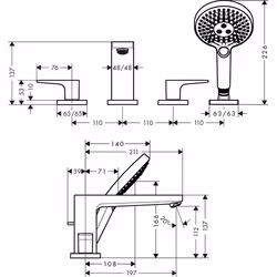 Hansgrohe Metropol Chrome - Vue supplémentaire 5