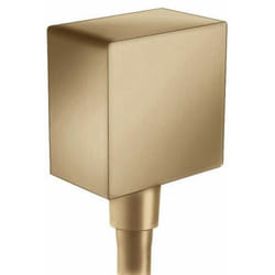 Fixfit - Raccord du flexible Square avec clapet anti-retour, bronze brossé 26455140 - Hansgrohe