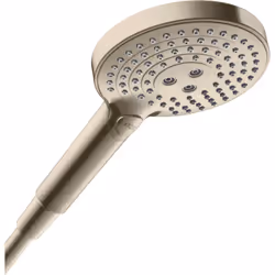 Pomme de douche taille 125 mm Changement pratique du type de faisceau grâce à la touche de sélection Type de faisceau : RainA ...