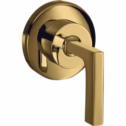 hansgrohe AXOR Citterio robinet darrêt encastré avec poignée à levier DN15 / DN20 39960990 Couleur: Optique en or poli