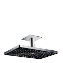 Hansgrohe Rainmaker Select Pomme de douche fixe Noir, Chrome